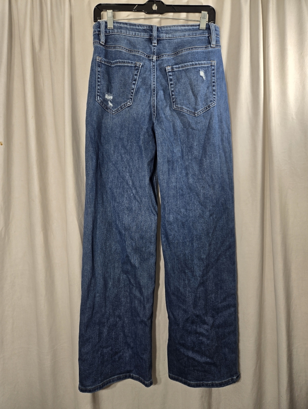 Flying Monkey High Waisted Wide Leg Jeans Sz 28 - Picture 6 of 10